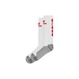 CLASSIC 5-C Socken lang weiß/rot