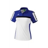 Erima CLASSIC 5-CUBES Poloshirt wei/indigo blau/schwarz
