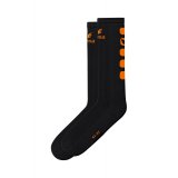 Erima CLASSIC 5-CUBES Socke lang schwarz/orange