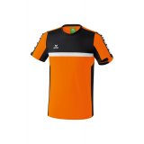 Erima CLASSIC 5-CUBES T-Shirt orange/schwarz/weiß