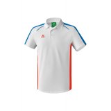 Erima Masters Polo wei/grenadine