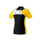 Erima Premium One Poloshirt schwarz/gelb/wei