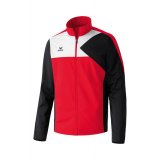 Erima Premium One Polyesterjacke rot/schwarz/wei