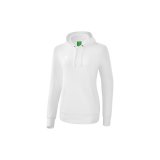 Kapuzensweat Damen wei