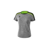 Liga 2.0 T-Shirt grau melange/schwarz/green gecko