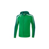 Liga 2.0 Trainingsjacke mit Kapuze smaragd/evergreen/weiß