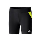 Tight kurz schwarz/neon gelb