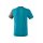 5-C T-Shirt oriental blue melange/grau melange/wei