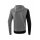 5-C Trainingsjacke mit Kapuze schwarz/grau melange/weiß