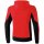 Erima CLASSIC 5-CUBES Trainingsjacke mit Kapuze rot/schwarz/wei