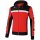 Erima CLASSIC 5-CUBES Trainingsjacke mit Kapuze rot/schwarz/wei