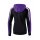 Liga 2.0 Trainingsjacke mit Kapuze schwarz/violet/wei