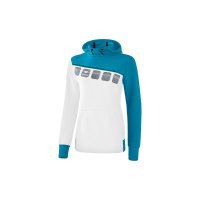 5-C Kapuzensweat wei/oriental blue/colonial blue 38