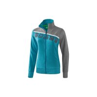 5-C Prsentationsjacke oriental blue melange/grau melange/wei