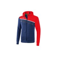 5-C Trainingsjacke mit Kapuze new navy/rot/wei