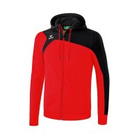 Club 1900 2.0 Trainingsjacke mit Kapuze rot/schwarz