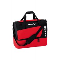 Club 5 Sporttasche mit Bodenfach rot/schwarz