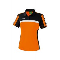 Erima CLASSIC 5-CUBES Poloshirt orange/schwarz/wei