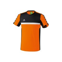 Erima CLASSIC 5-CUBES T-Shirt orange/schwarz/wei