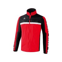 Erima Classic 5-CUBES Allwetterjacke rot/schwarz/wei