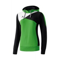 Erima Premium One Hoodie green/schwarz/wei