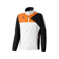 Erima Premium One Prsentationsjacke wei/schwarz/neon orange