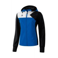 Erima Premium One Trainingsjacke mit Kapuze new royal/schwarz/wei