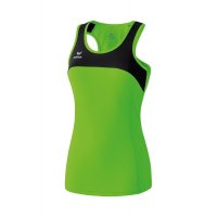 Erima Race Line Running Singlet green gecko/schwarz