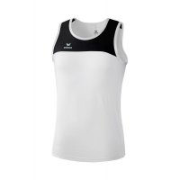 Erima Race Line Running Singlet wei/schwarz