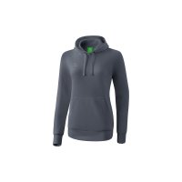 Kapuzensweat Damen slate grey