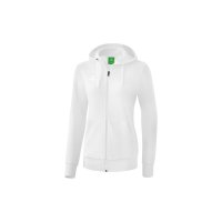 Kapuzensweatjacke Damen wei