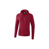 Kapuzensweatjacke bordeaux