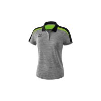 Liga 2.0 Poloshirt grau melange/schwarz/green gecko