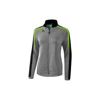 Liga 2.0 Prsentationsjacke grau melange/schwarz/green gecko