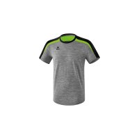 Liga 2.0 T-Shirt grau melange/schwarz/green gecko