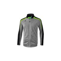 Liga 2.0 Trainingsjacke grau melange/schwarz/green gecko