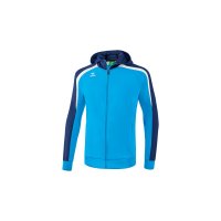 Liga 2.0 Trainingsjacke mit Kapuze curacao/new navy/wei