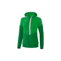 Squad Tracktop Jacke mit Kapuze fern green/smaragd/silver grey