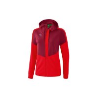 Squad Trainingsjacke mit Kapuze bordeaux/rot
